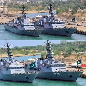 Structure of Pakistan Navy 3 Historic image of Pakistan Navy ships at the time of independence