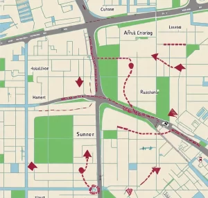 Evacuation Route Map